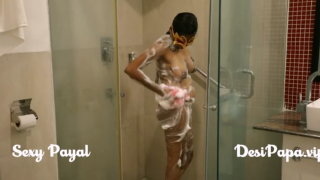 Indian bhabhi Taking bathroom After having hot bang-out With her husband in hotel shower