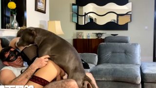 Girl sex with dog is just the hottest thing
